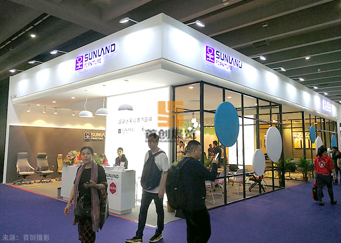 盛聯(lián)達 家具展臺設(shè)計搭建現(xiàn)場