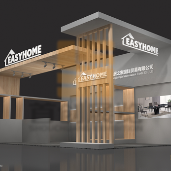 尚居之家 展臺(tái)設(shè)計(jì)裝修效果圖