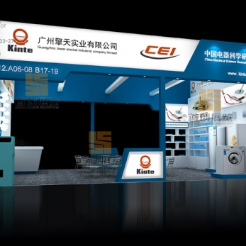 廣州擎天 電子家電展位設計