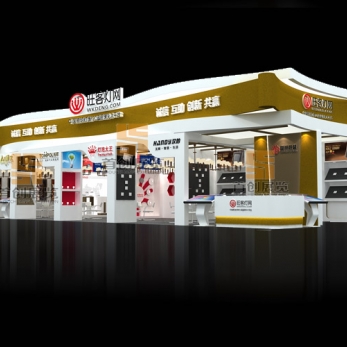 旺客燈飾 光電照明展會(huì)搭建