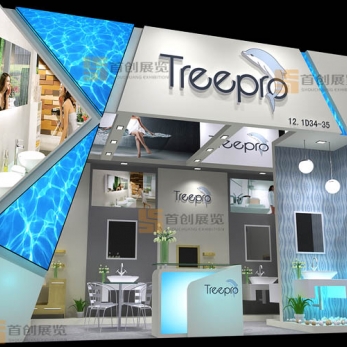 杭州博瑞 建材門窗展覽裝飾