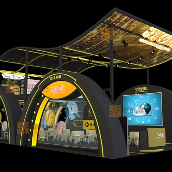 艾美e族 廣州美博會(huì)展臺(tái)設(shè)計(jì)